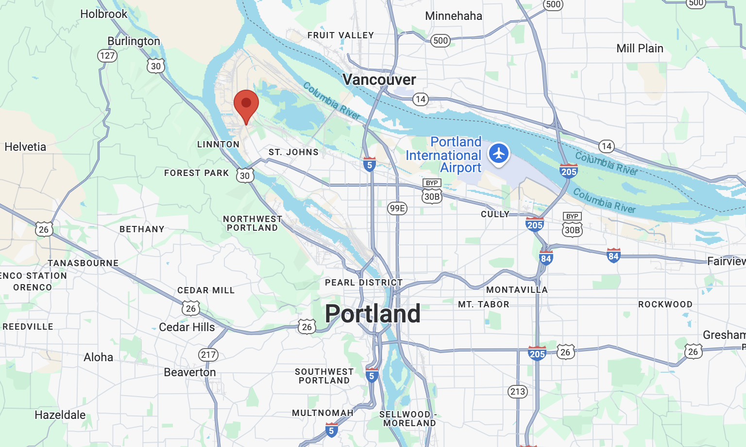 WasteXpress-Portland-Location